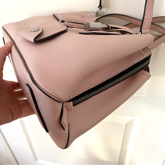 $425 Marc Jacobs Editor 29 Pearl Pink Pebble Leather Satchel Crossbody Bag - Picture 6 of 14